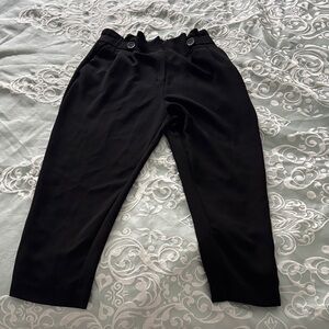 H&M Black High-Waisted Trousers